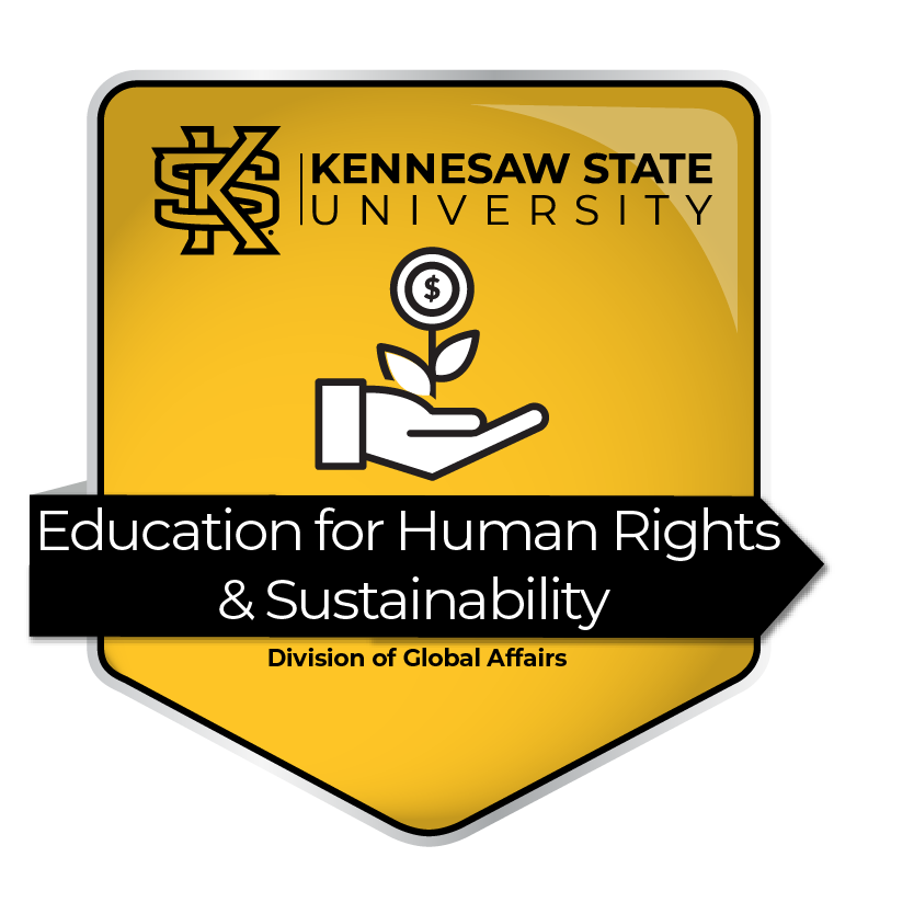 Education for Human Rights + Sustainability presented by Division of Global Affairs, Badge II